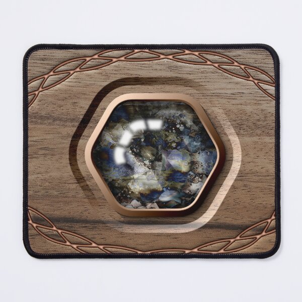 Item preview, Semiprecious 9: polished stone in wood designed and sold by Fluid Visions.