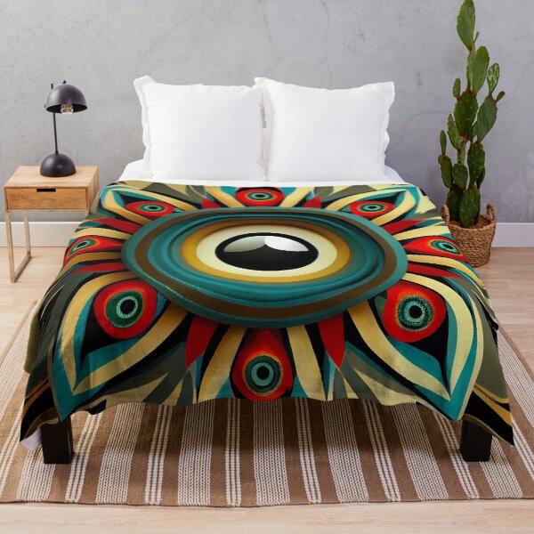 Aperçu de l'œuvre Cartoon Exotic Angular Circular Eclectic Pattern Digital Painting créée et vendue par CodeAndColors.