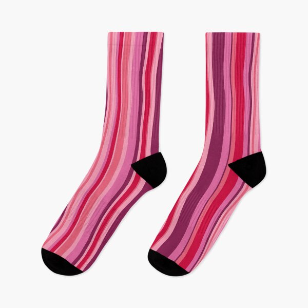 Item preview, Retro Pink Vertical Stripes Pattern designed and sold by S Cube Design.