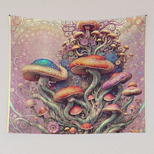 Item preview, Psychedelic Mushroom Forest designed and sold by Anthony Burdick.