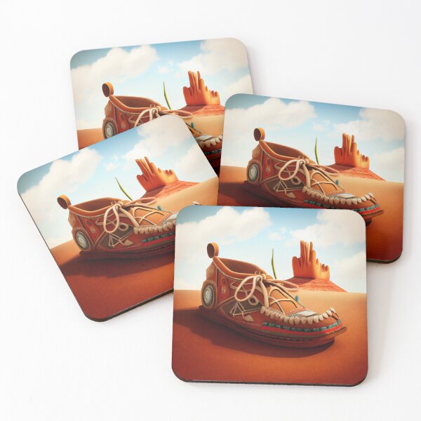 Item preview, Happy Moccasin Journey Digital Painting designed and sold by CodeAndColors.