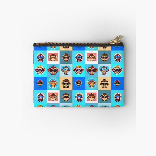 Item preview, Cute Chibi Animal Monkey Wearing Sunglasses Pattern designed and sold by mrbribe.