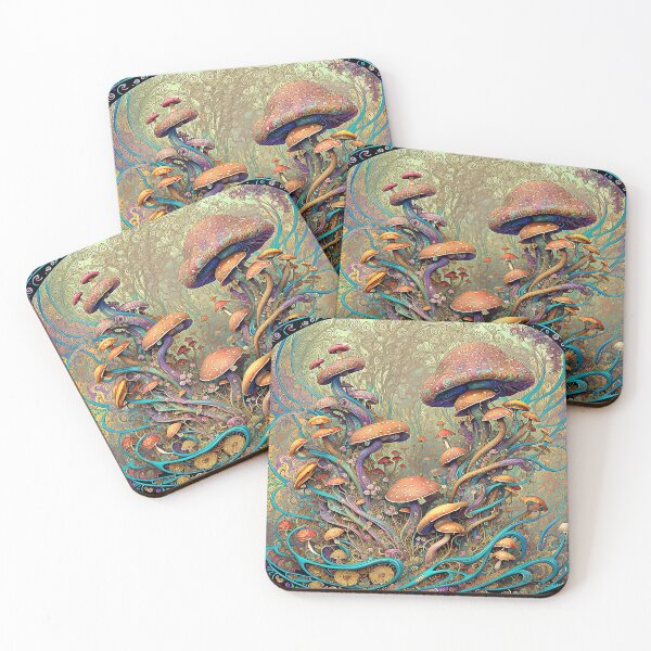 Item preview, Psychedelic Mushroom Forest designed and sold by Anthony Burdick.