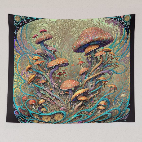Item preview, Psychedelic Mushroom Forest designed and sold by Anthony Burdick.
