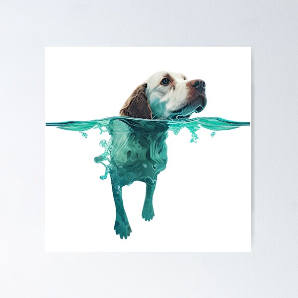 Item preview, nadador de perros designed and sold by ANVivid.