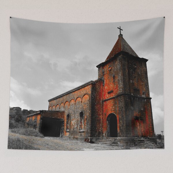 Item preview, Old Church Perched on Bokor Mountain, Cambodia designed and sold by franck380.