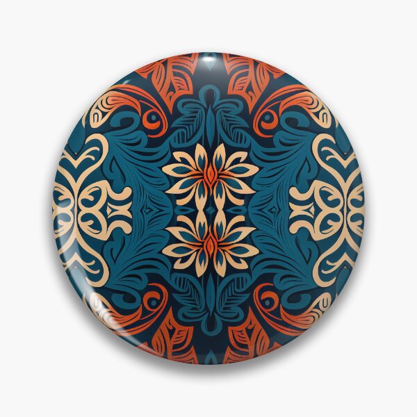 Item preview, maori warrior shield Polynesian pattern designed and sold by AstraNovaStudio.