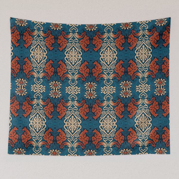 Item preview, maori warrior shield Polynesian pattern designed and sold by AstraNovaStudio.