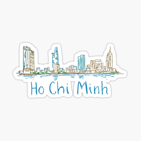 Ho Chi Minh City Panorama Sticker