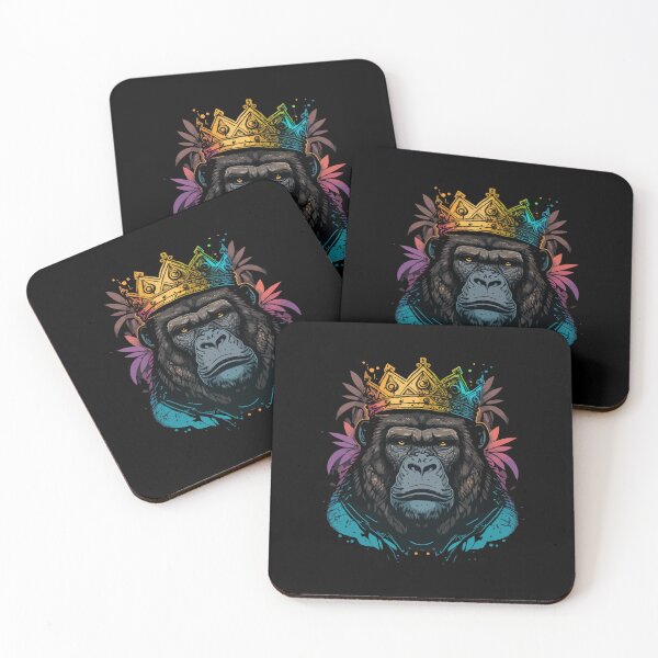 Item preview, Wild Royalty: A Majestic Gorilla designed and sold by Colorful Dreams.