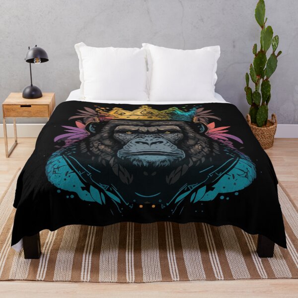 Item preview, Wild Royalty: A Majestic Gorilla designed and sold by Colorful Dreams.