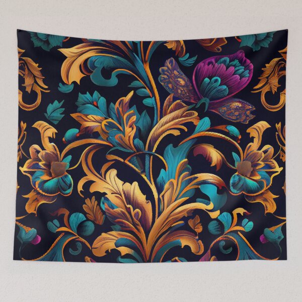 Item preview, Dazzling Grand Maximalist Pattern Digital Painting designed and sold by CodeAndColors.