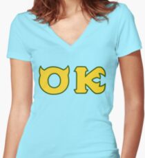 Monsters U: Oozma Kappa Fitted V-Neck T-Shirt