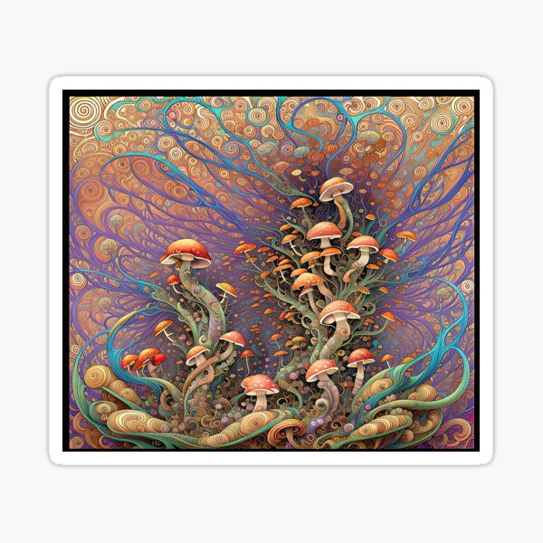 Item preview, Psychedelic Mushroom Forest designed and sold by Anthony Burdick.