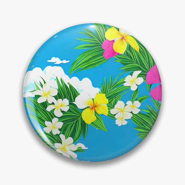 Item preview, Exotic Hawaiian Floral Patterns - Tropical Island Themes  designed and sold by Sowari-Pillows.