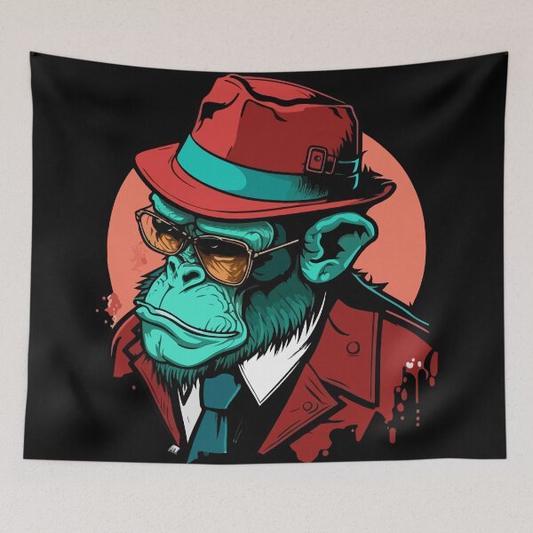 Item preview, The Gentleman Ape: A Dignified Gorilla designed and sold by Colorful Dreams.