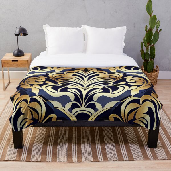Item preview, Bold Cool Hollywood Regency Pattern Digital Painting designed and sold by CodeAndColors.