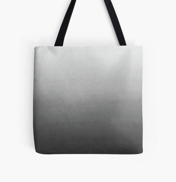 Dark Gray Ombre Tote Bag