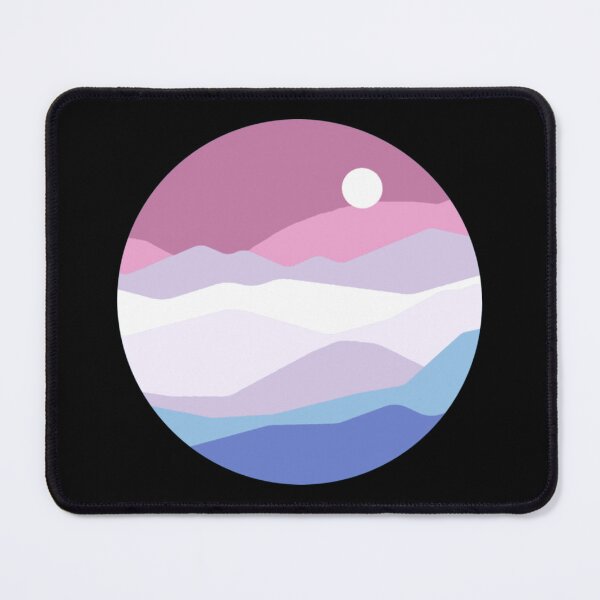 Item preview, Subtle Bigender Pride Flag Landscape designed and sold by everything4eva.