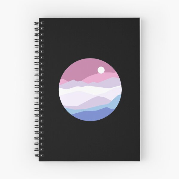 Item preview, Subtle Bigender Pride Flag Landscape designed and sold by everything4eva.