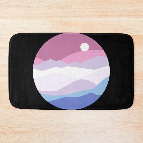 Item preview, Subtle Bigender Pride Flag Landscape designed and sold by everything4eva.
