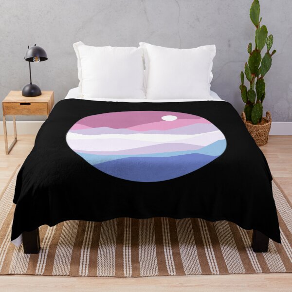 Item preview, Subtle Bigender Pride Flag Landscape designed and sold by everything4eva.