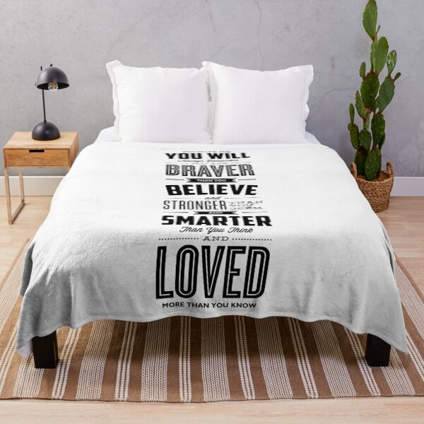 Item preview, You Are Braver Than You Believe Stronger Than You Seem and Smarter Than You Think designed and sold by MotivatedType.
