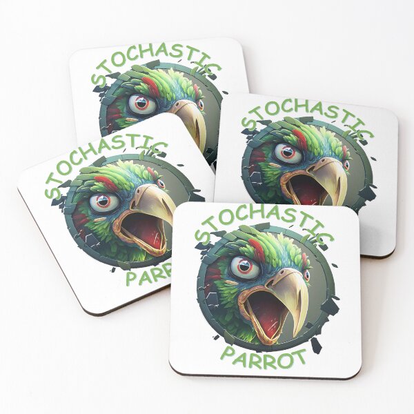 Item preview, Stochastic Parrot (Head, Simple Text) designed and sold by thoronlin.