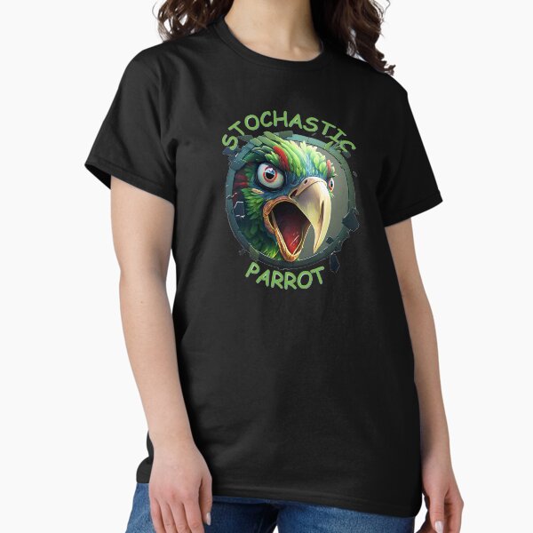 Item preview, Stochastic Parrot (Head, Simple Text) designed and sold by thoronlin.