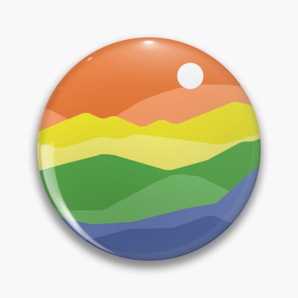 Item preview, Subtle Questioning Pride Flag Landscape designed and sold by everything4eva.