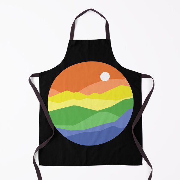 Item preview, Subtle Questioning Pride Flag Landscape designed and sold by everything4eva.
