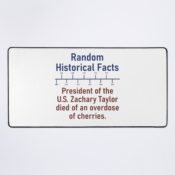 Item preview, President Of The US Zachary Taylor Died - History Fact designed and sold by CrankyOldDude.
