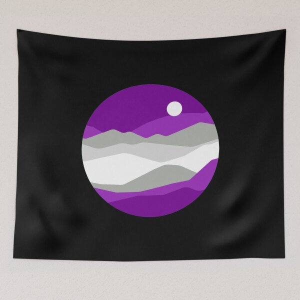 Item preview, Subtle Graysexual Pride Flag Landscape designed and sold by everything4eva.