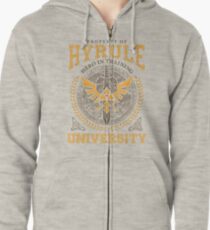 Zelda Hyrule University T-Shirt Zipped Hoodie