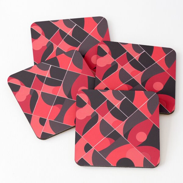 Item preview, Red and Black absctract designed and sold by EmeraldeaArt.