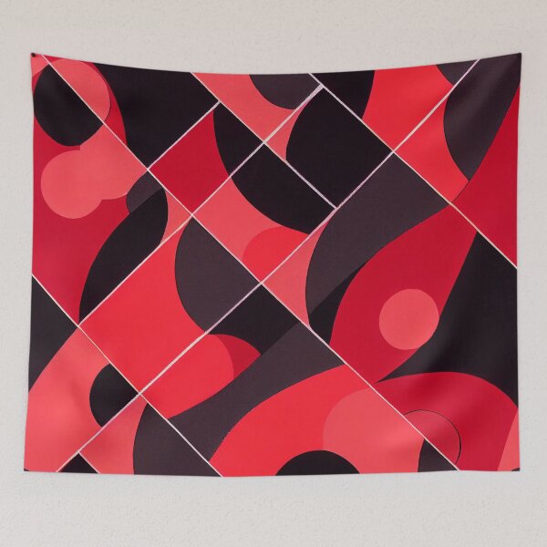 Item preview, Red and Black absctract designed and sold by EmeraldeaArt.