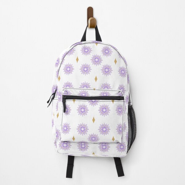 Item preview, Flower patterns violet on white designed and sold by Chaoticzarts.