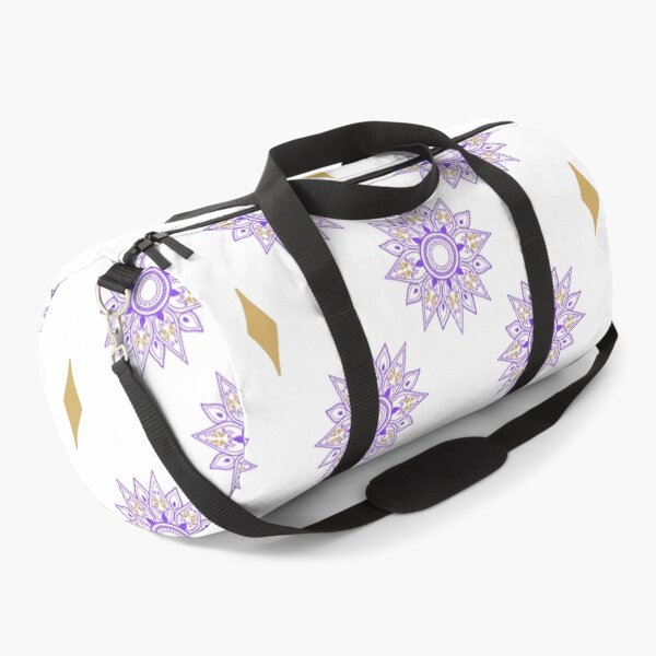 Item preview, Flower patterns violet on white designed and sold by Chaoticzarts.
