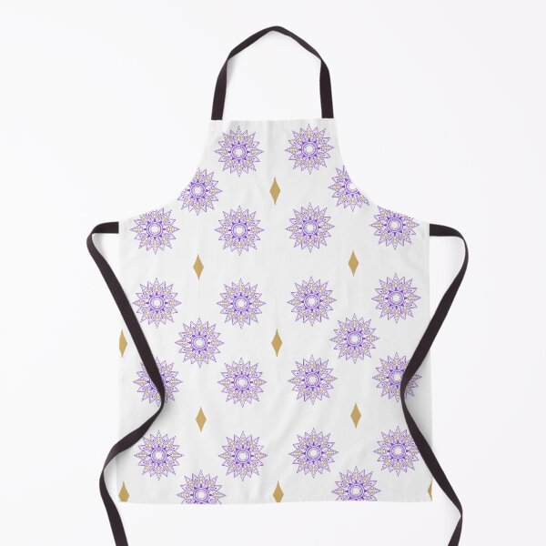 Item preview, Flower patterns violet on white designed and sold by Chaoticzarts.