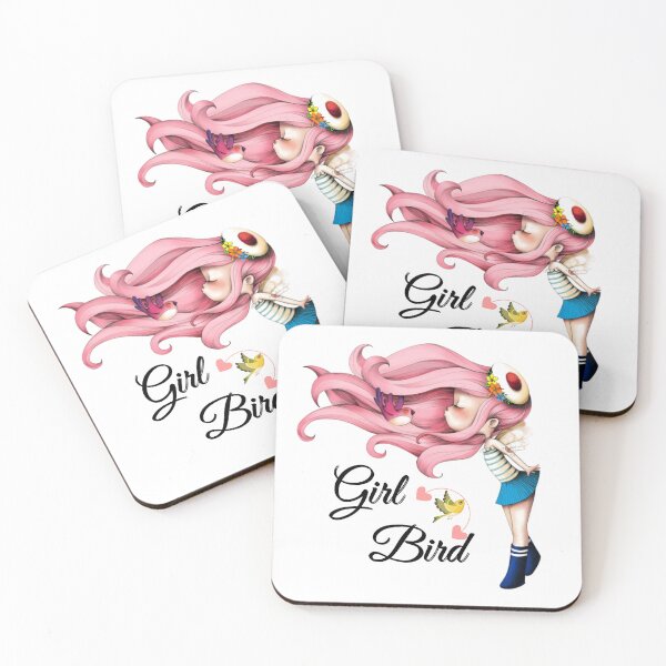 Item preview, Girl Love Bird designed and sold by DesignerKha.