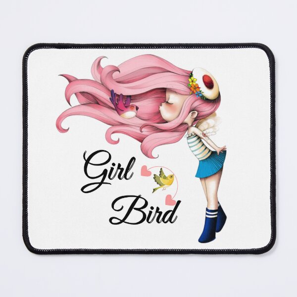 Item preview, Girl Love Bird designed and sold by DesignerKha.