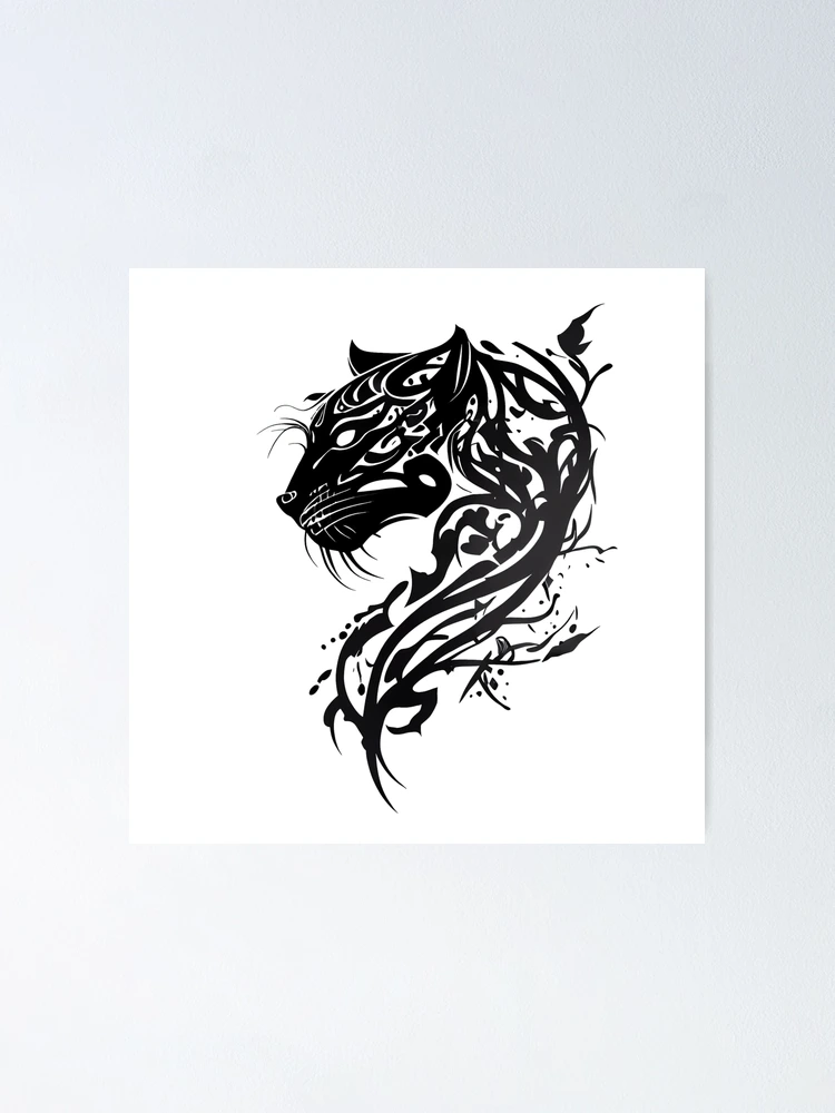 Puma Logo (Mandala Style - Tattoo)