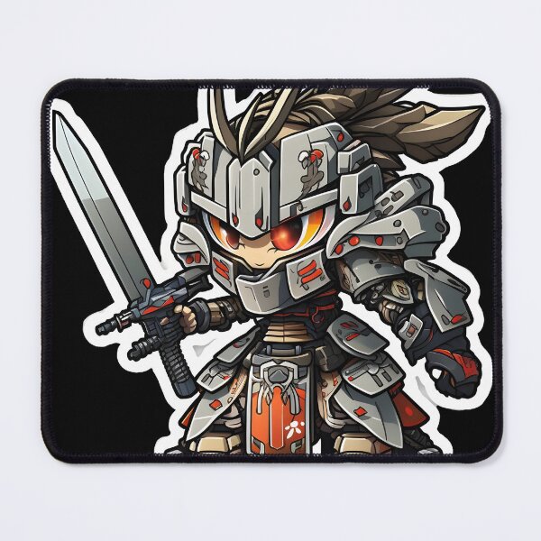 Item preview, Chibi Anime Samurai Warrior designed and sold by meshhead.