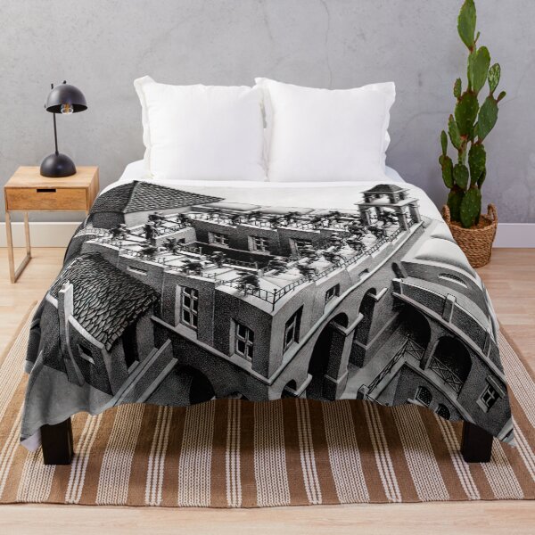 Vista previa del artículo con la obra «Escher - Ascendente y Descendente», diseñado y vendido por funnypixels.