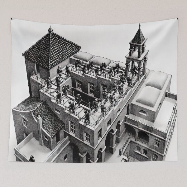Item preview, Escher - Ascending & Descending designed and sold by funnypixels.
