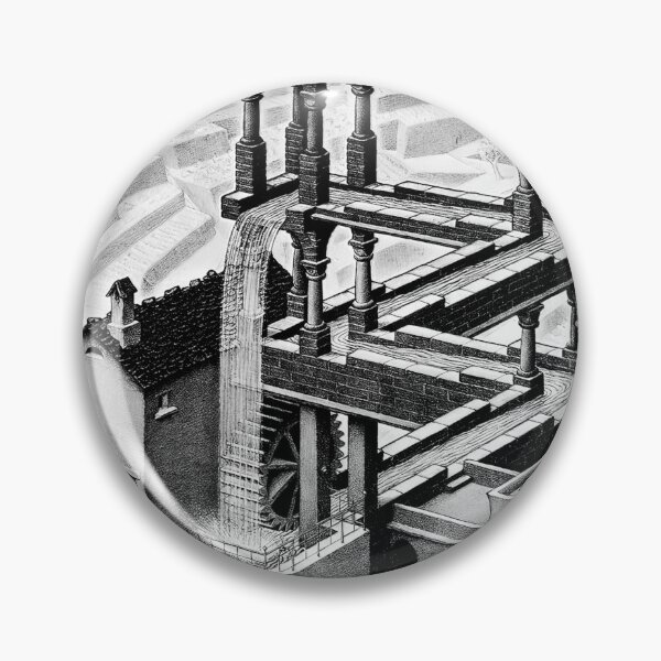 Item preview, Escher - Waterfall designed and sold by funnypixels.