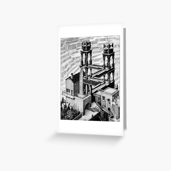 Item preview, Escher - Waterfall designed and sold by funnypixels.