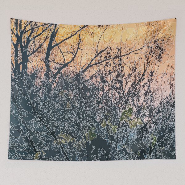 Item preview, trees and sunset designed and sold by SunGraphicArt.