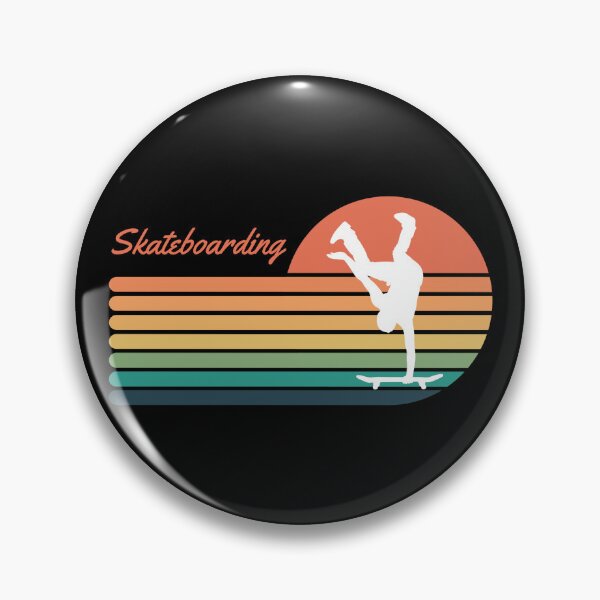 Item preview, Skateboarding Retro Sunset designed and sold by AlpacaSmokes.