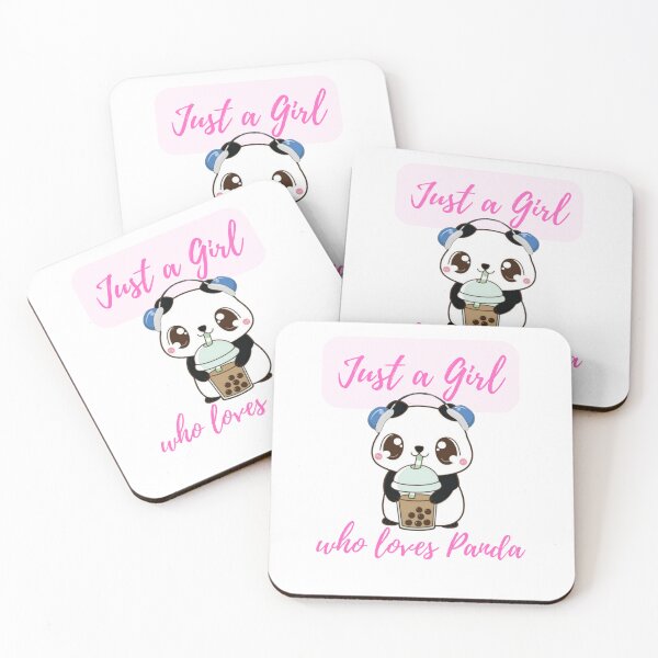 Item preview, Just a girl who loves pandas designed and sold by ParodyPixels ⭐⭐⭐⭐⭐(11k+).